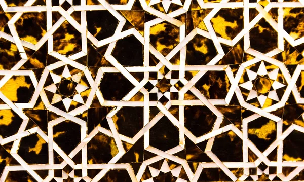 Iszlám stílusú mozaik üvegművészet, különböző színekben — Stock Fotó