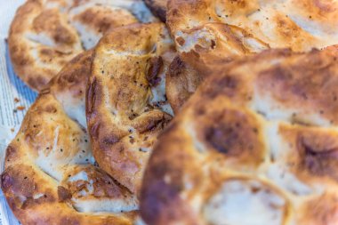 Yuvarlak ramazan geleneksel Türk Pide özellikle kutsal ay ramazan için.