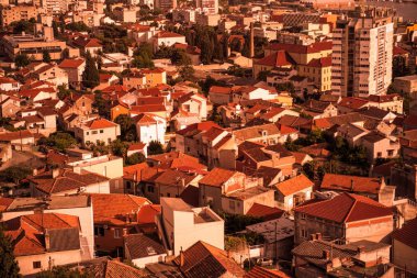 Sibenik eski kasaba görünümünden Barone kale: Sibenik Hırvatistan, 29,2017 olabilir