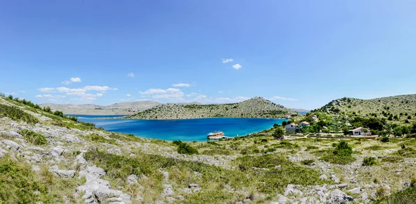 Panoramik Kornati adaları, Hırvatistan, Adriyatik Denizi: Sibenik, Hırvatistan, Milli Parkı 28,2017 olabilir