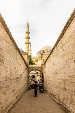 Süleymaniye Camii, dış görünümünü İslami öğelerle süslenmiş ve Osmanlı Mimar Sinan.Istanbul,Turkey.04 tarafından Haziran 201