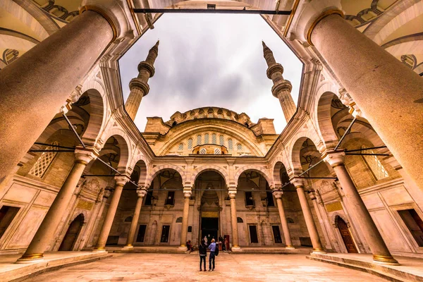 Vista Exterior Mesquita Nuru Osmaniye Que Foi Encomendada Partir Ordem — Fotografia de Stock