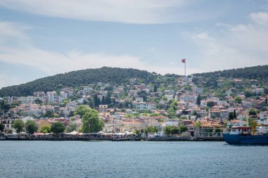 Istanbul, Türkiye'de Heybeliada ada görünümünü