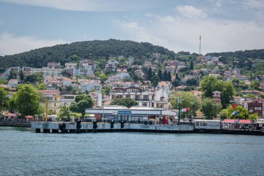 Istanbul, Türkiye'de Heybeliada ada görünümünü