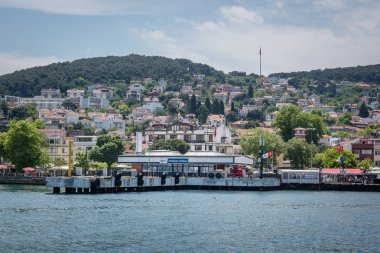 Istanbul, Türkiye'de Heybeliada ada görünümünü