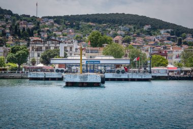 Istanbul, Türkiye'de Heybeliada ada görünümünü