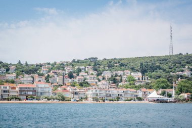Istanbul, Türkiye'de Kinali adasının görünümü