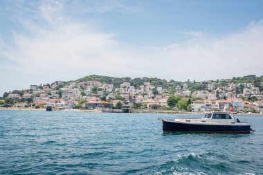 Istanbul, Türkiye'de Kinali adasının görünümü