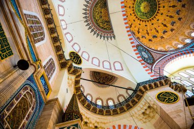 İç Dekorasyon ve sanat Süleymaniye Camii