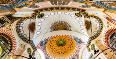 İç Dekorasyon ve sanat Süleymaniye Camii