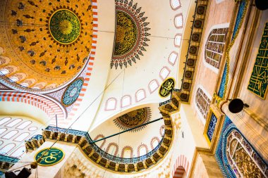 İç Dekorasyon ve sanat Süleymaniye Camii