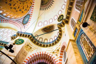 İç Dekorasyon ve sanat Süleymaniye Camii