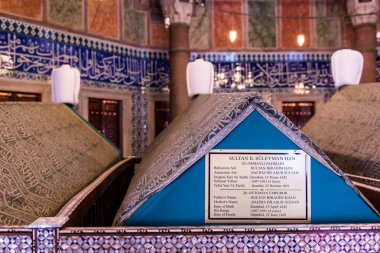 Mezar efsanevi Türk Sultan Süleyman veya muhteşem süleyman