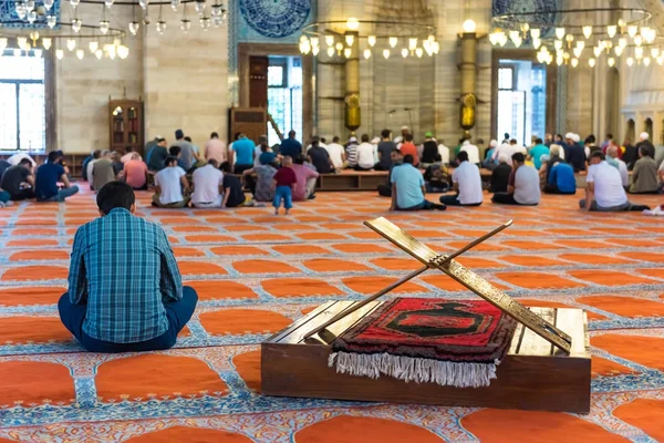 Masjid Suleymaniye, markah tanah populer di Istanbul, Turki — Stok Foto