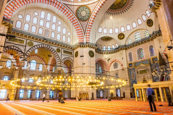 Suleymaniye mecset, népszerű landmark, Isztambul, Törökország — Stock Fotó