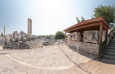 Apollo Temple at Didyma in Didim,Aydin,Turkey. clipart