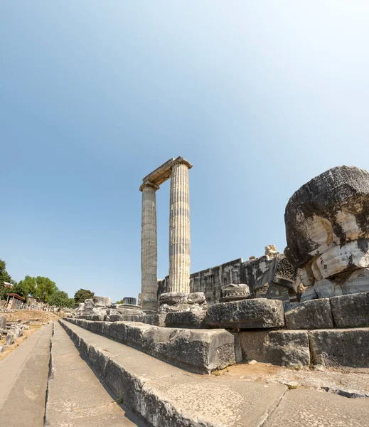Templo Apolo en Didyma en Didim, Aydin, Turquía . — Foto de Stock