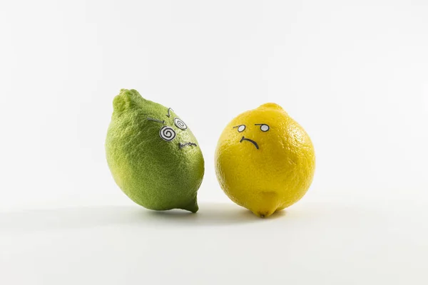 Lemon asam tampak segar — Stok Foto