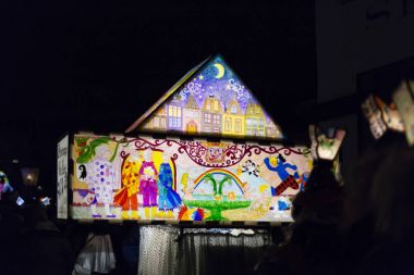 İsviçre Basel karnaval 2016. Basle geçit töreni