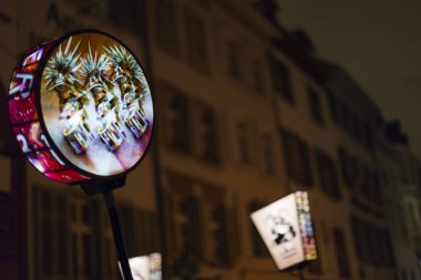 İsviçre Basel karnaval 2016. Basle geçit töreni