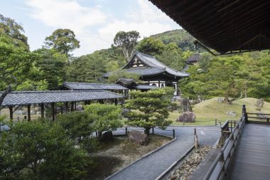 The kodaiji temple in kyoto japan clipart
