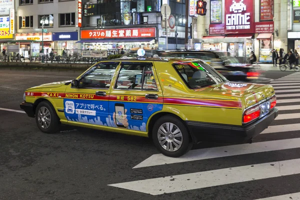Tokyo Japonya Japon sarı taksi