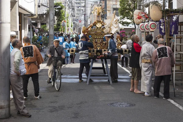 東京の三社祭の時にストリート シーン — ストック写真