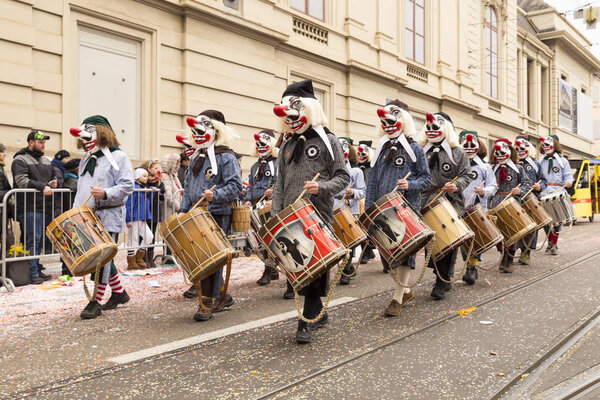 Basel carnival 2018 parade