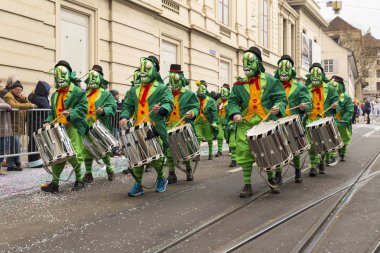 Basel karnaval 2018 geçit