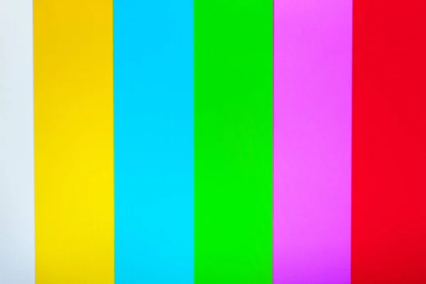 TV en color sin fondo de señal — Foto de Stock