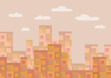 Cityscape vektör arka plan