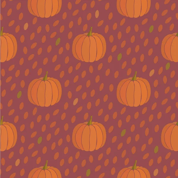 Kabak seamless modeli. Şükran günü arka plan