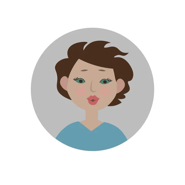 Baciare emoticon. Amo l'icona sorridente. Bacio emoji . — Vettoriale Stock