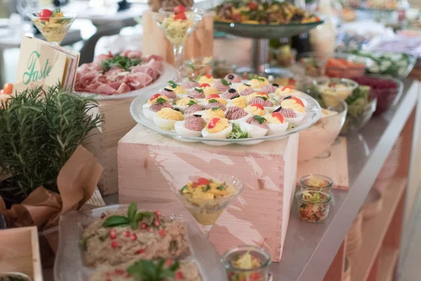 Food Buffet Brunch Catering Dining Eating Party Sharing Concept