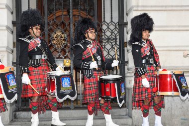 Londra, Birleşik Krallık, 25 Ocak 2020: Çin Yeni Yılı geleneksel Çin takviminde yeni yılın başlangıcını kutlayan Çin festivali..