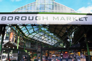 Londra, İngiltere, 25 Ocak 2020: Londra Borough Market