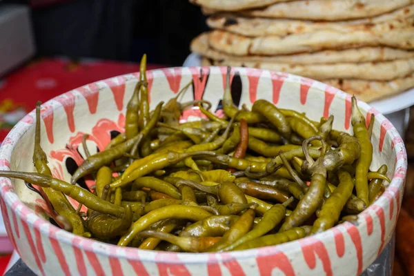 Variado Surtido Encurtidos Como Pimientos Rojos Rellenos Col Tomates Col — Foto de Stock