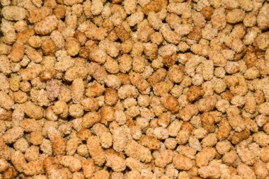 İstanbul, Türkiye 'deki Büyük Pazar' da çeşitli kurumuş meyvelerle tezgah