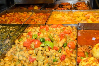 Taze Yemek Büfesi Yemek Yemeği Paylaşım Partisi Konsepti