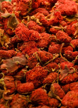 İstanbul 'da çeşitli çay ve baharatlar Türkiye' de ve Grand Bazaar 'da