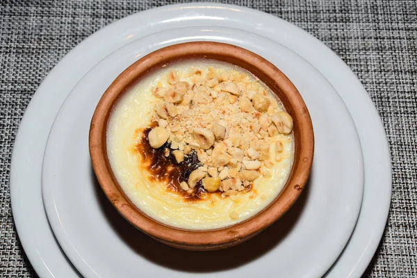 Turkish Baked Rice Pudding. Rice pudding is a dish made from rice mixed with water or milk and other ingredients such as cinnamon and raisins.