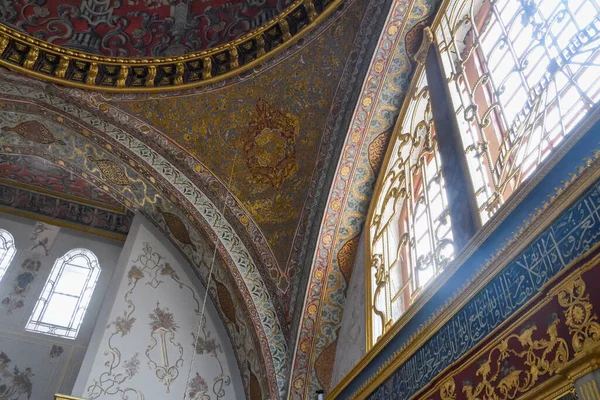 Istanbul Turecko 2019 Turecká Barevná Mozaika Mešita Grafický Bezešvý Vzor — Stock fotografie