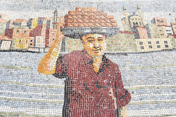 Turco Patrón Colorido Mosaico Mezquita Gráfico Patrón Sin Costura — Foto de Stock