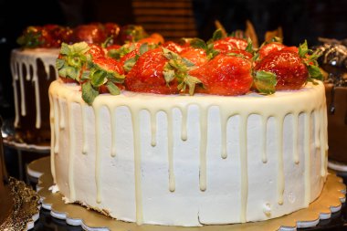 Pasta izole, Sevgililer Günü, Sevgililer Günü, doğum günü, Noel, Paskalya.