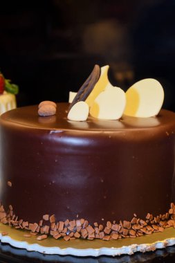 Pasta izole, Sevgililer Günü, Sevgililer Günü, doğum günü, Noel, Paskalya.