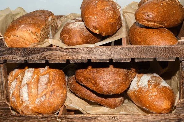 Φρεσκοψημένο Ψωμί Πρωινή Έννοια Πρωινό — Φωτογραφία Αρχείου
