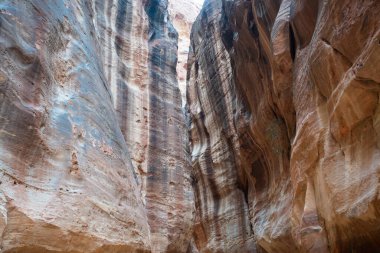 Amman, Ürdün, 17 Mart 2019: Hazine, Antik Petra, Ürdün.