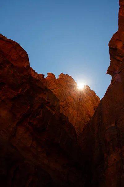 Wadi Rum Ürdün Mart 2019 Wadi Rum Kaya Oluşumları Çöldeki — Stok fotoğraf