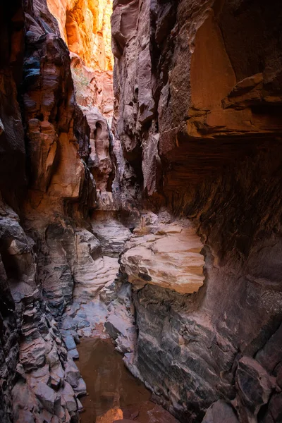 Wadi Rum Giordania Marzo 2019 Wadi Rum Formazioni Rocciose Montagne — Foto Stock