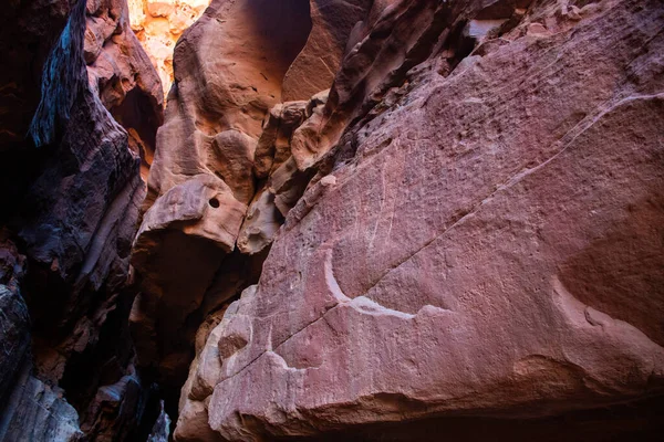 Wadi Rum Ürdün Mart 2019 Wadi Rum Kaya Oluşumları Çöldeki — Stok fotoğraf